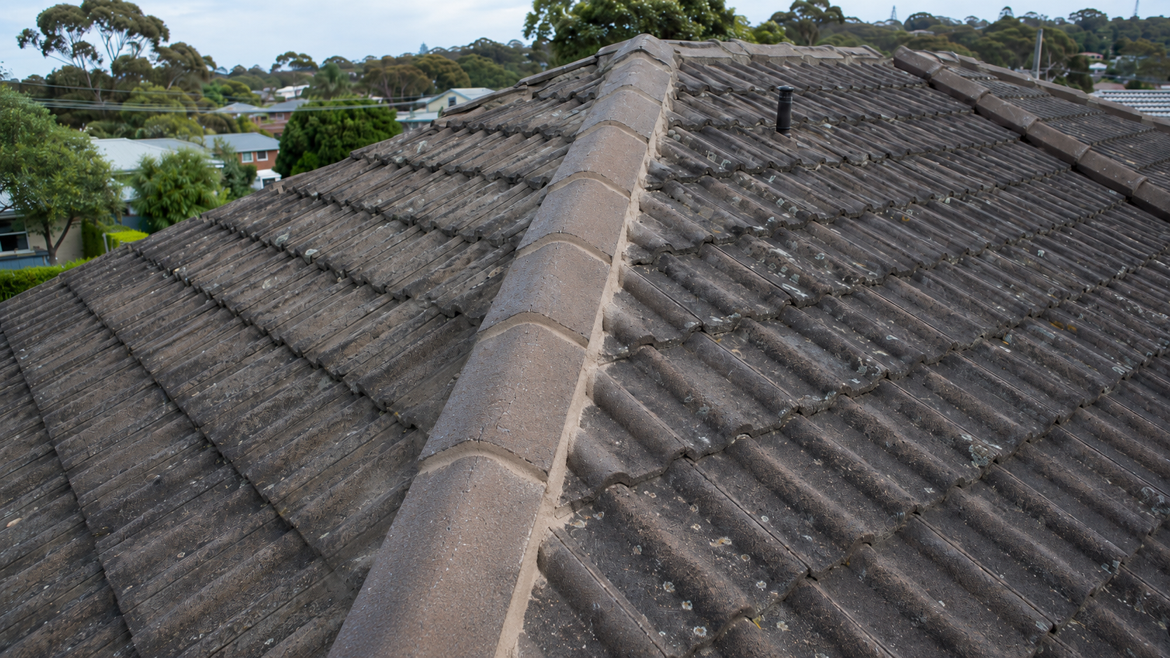Completed Colorbond roof with 10-year workmanship warranty
