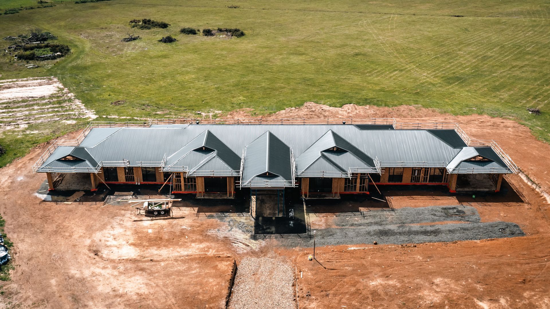 Creswick roof work with heritage roof geometry